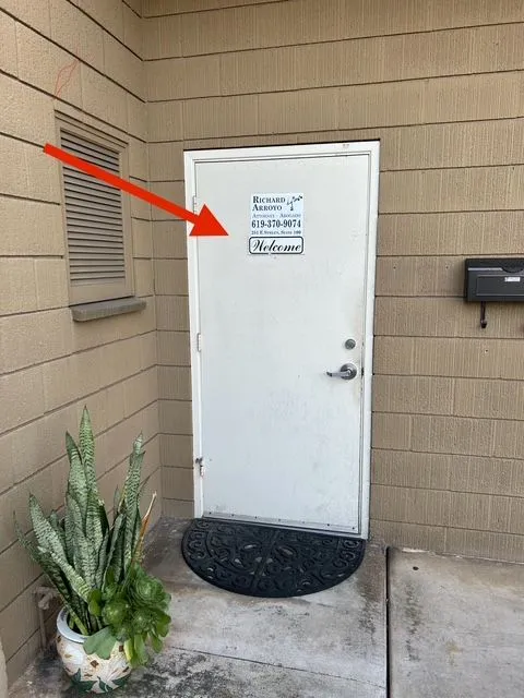 Welcome — Arroyo Law Center front door